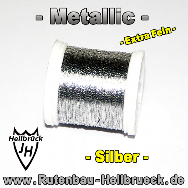 Metallic Bindegarn - Fein - Farbe: Silber - Allerbeste Qualität !!!